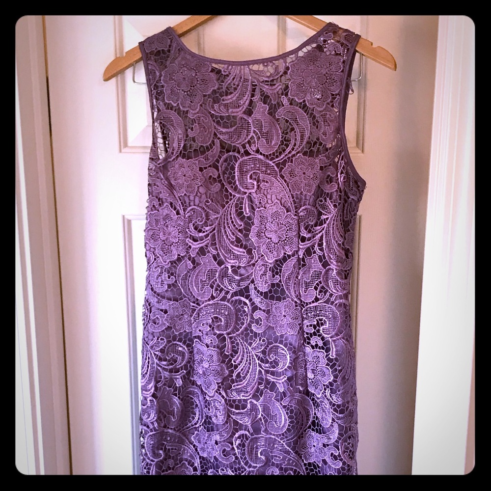 Adrianna Papell Lilac Purple Dress!